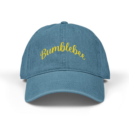 Bumblebee Embroidered Denim Hat