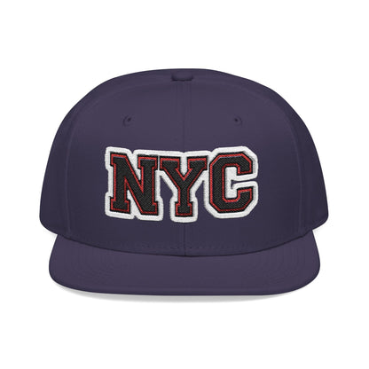 NYC Embroidered Snapback Hat