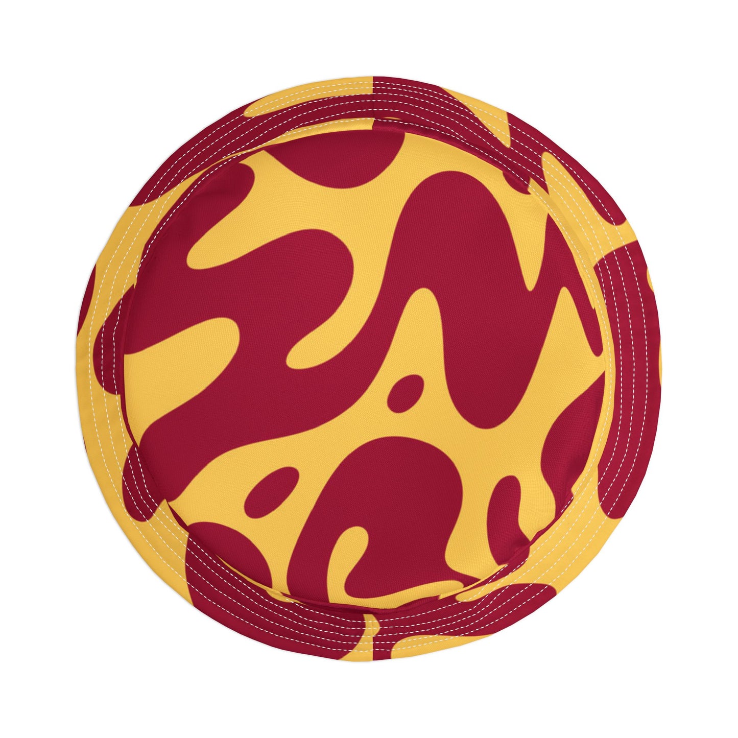 Red & Gold Abstract Bucket