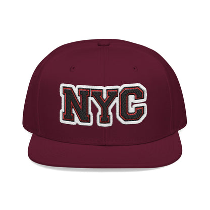 NYC Embroidered Snapback Hat