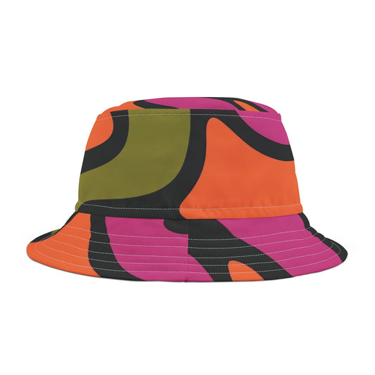Vibrant Abstract Pattern Bucket Hat