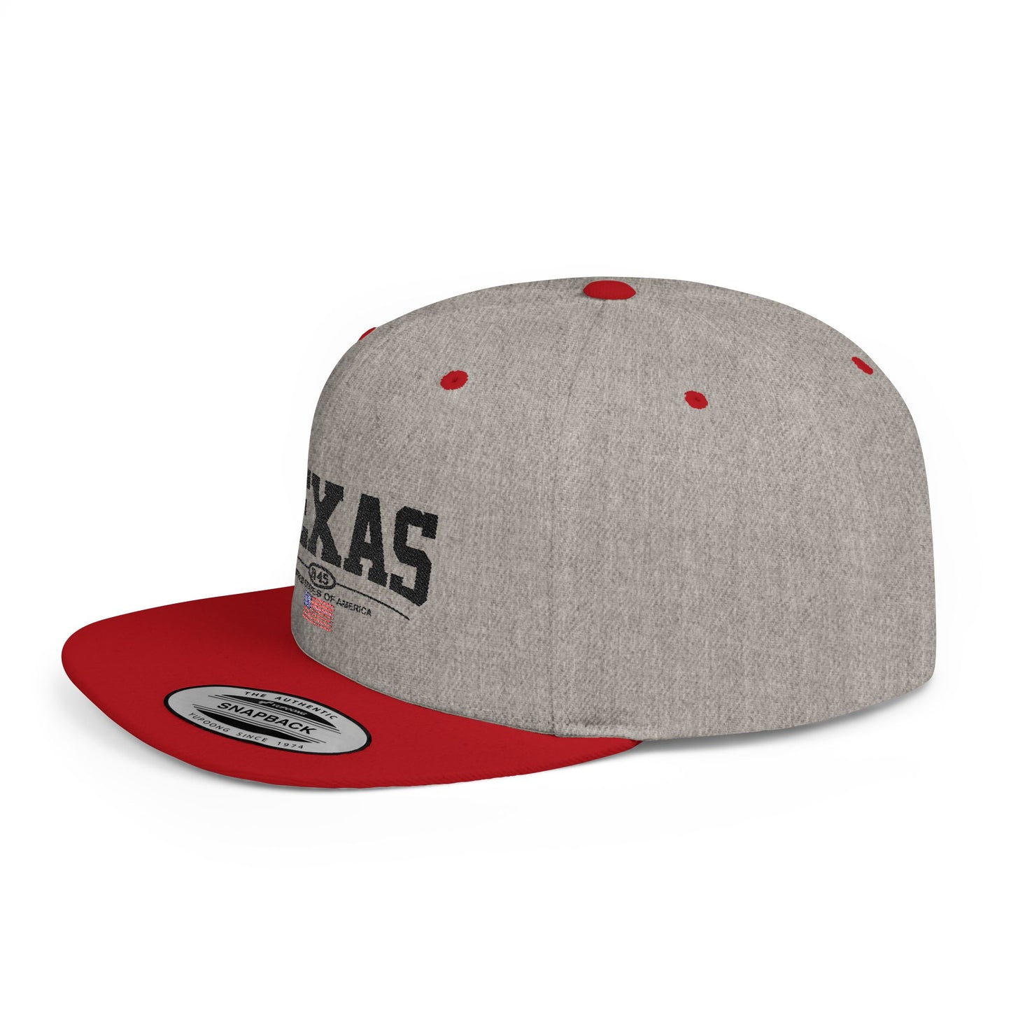 Texas Flat Bill Snapback Cap