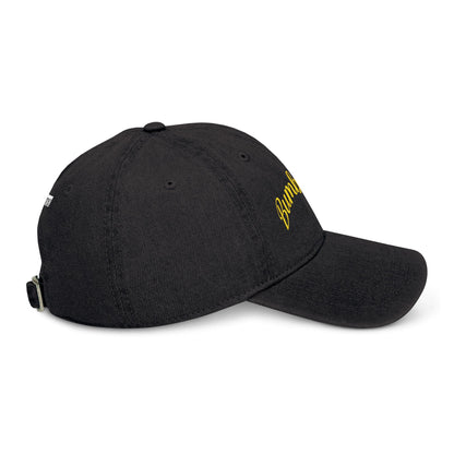 Bumblebee Embroidered Denim Hat