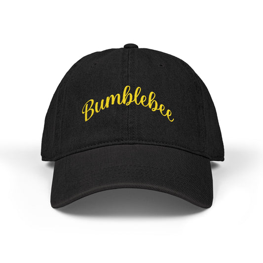Bumblebee Embroidered Denim Hat