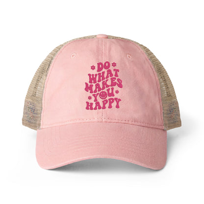 Women's Washed Mesh-Back Cap