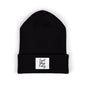 Cozy Embroidered Beanie for Winter Adventures, Fashionable Cuffed Hat for Outdoor Lovers