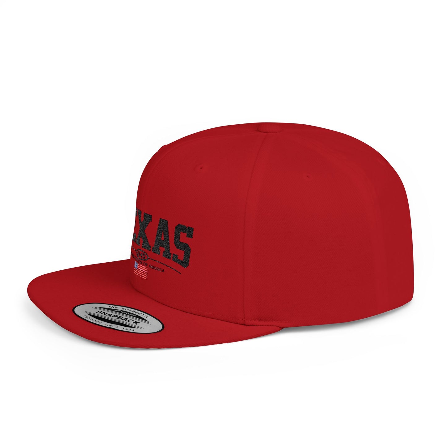 Texas Flat Bill Snapback Cap