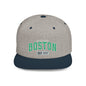 Boston Flat Bill Snapback Hat