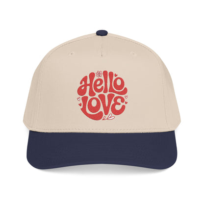 Hello Love Embroidered Baseball Cap