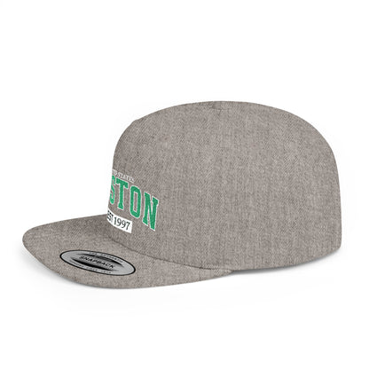 Boston Flat Bill Snapback Hat
