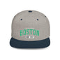 Boston Flat Bill Snapback Hat