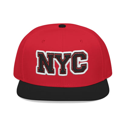 NYC Embroidered Snapback Hat