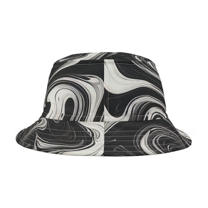 Stylish Marble Print Bucket Hat