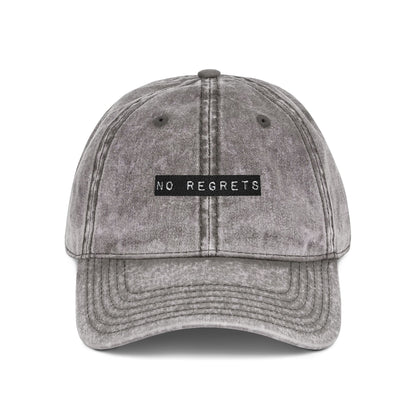 Embroidered "No Regrets" Dad Hat
