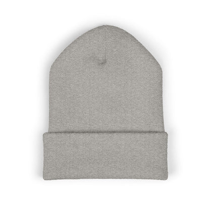 Cozy Embroidered Beanie for Winter Adventures, Fashionable Cuffed Hat for Outdoor Lovers