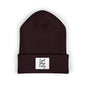 Cozy Embroidered Beanie for Winter Adventures, Fashionable Cuffed Hat for Outdoor Lovers