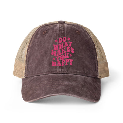 Women's Washed Mesh-Back Cap
