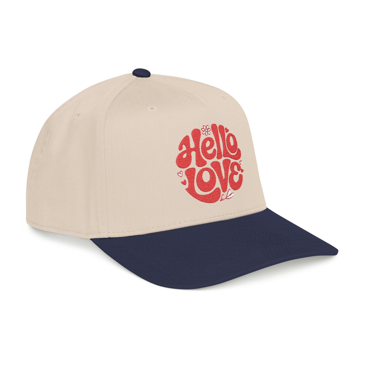 Hello Love Embroidered Baseball Cap