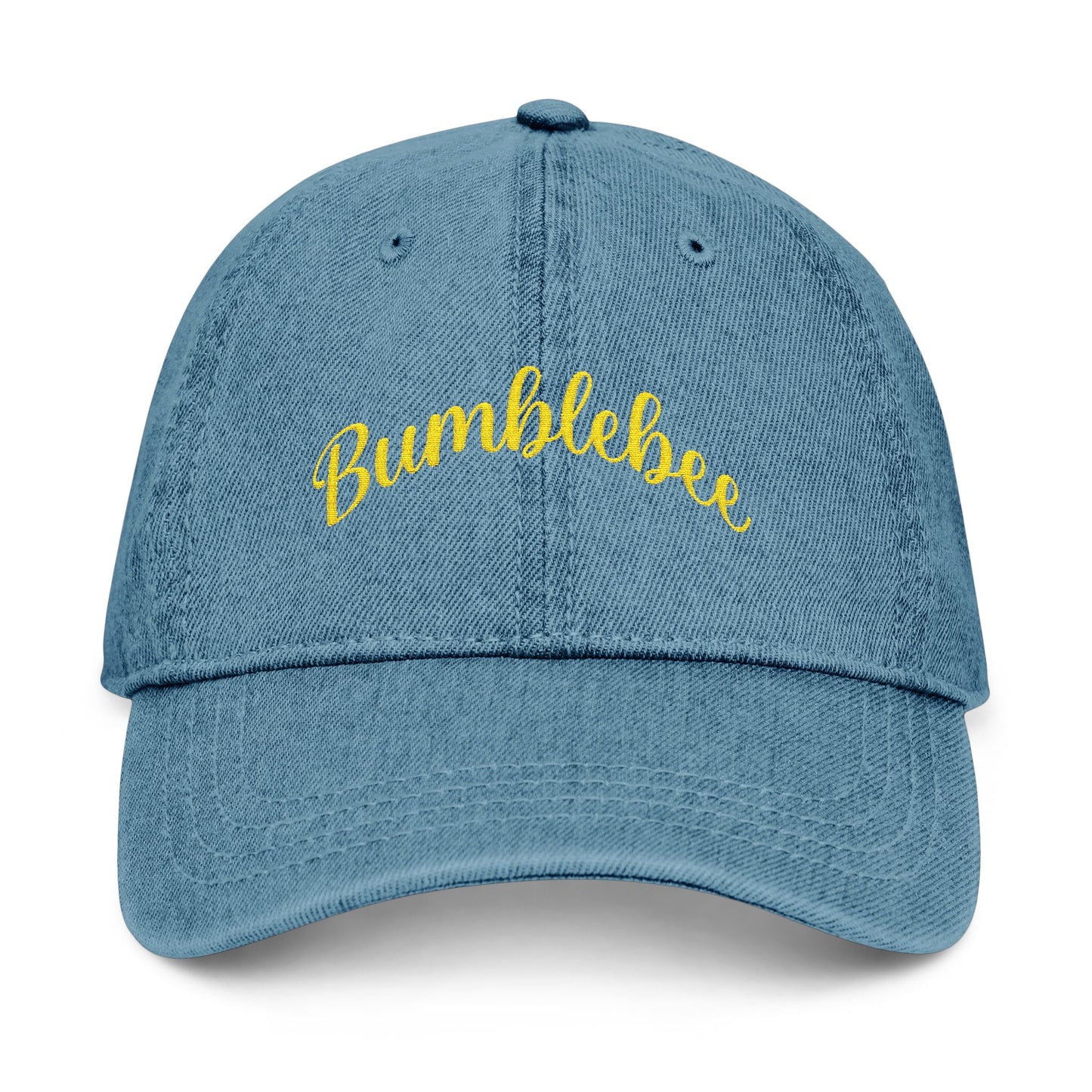 Bumblebee Embroidered Denim Hat