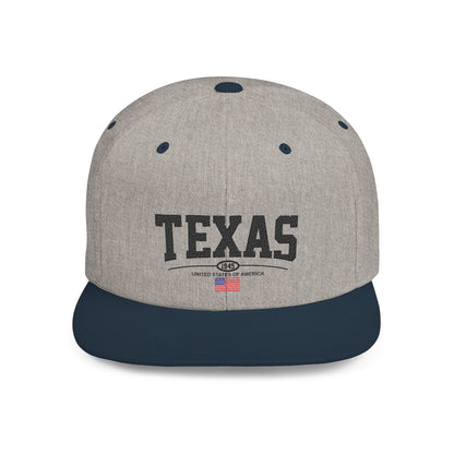 Texas Flat Bill Snapback Cap