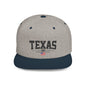 Texas Flat Bill Snapback Cap