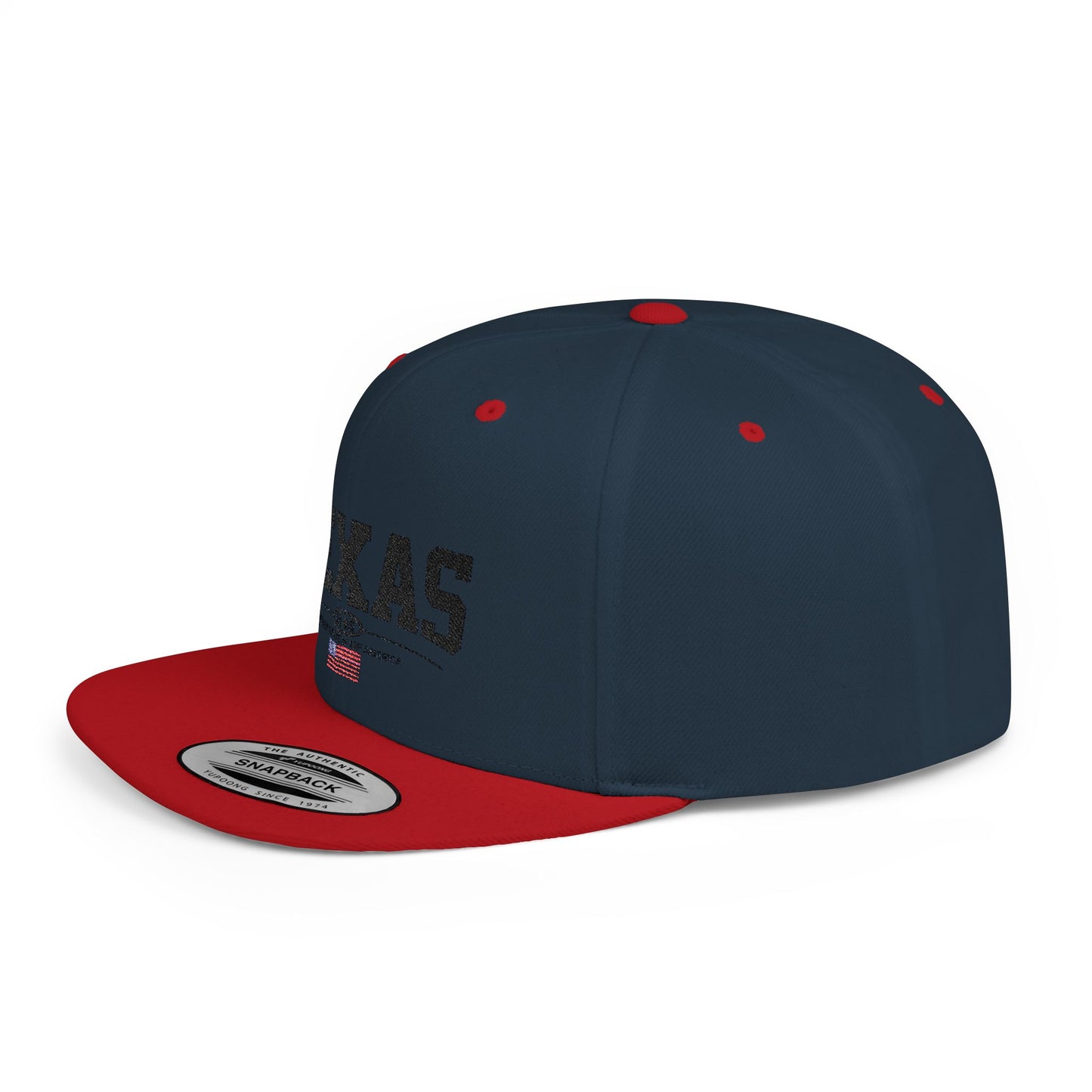 Texas Flat Bill Snapback Cap