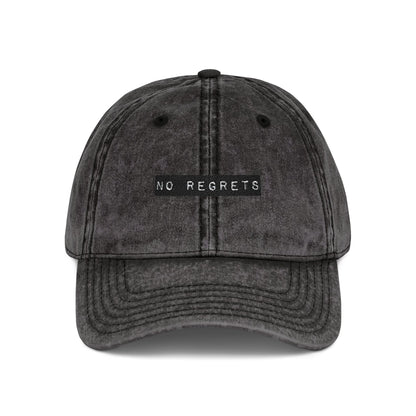 Embroidered "No Regrets" Dad Hat