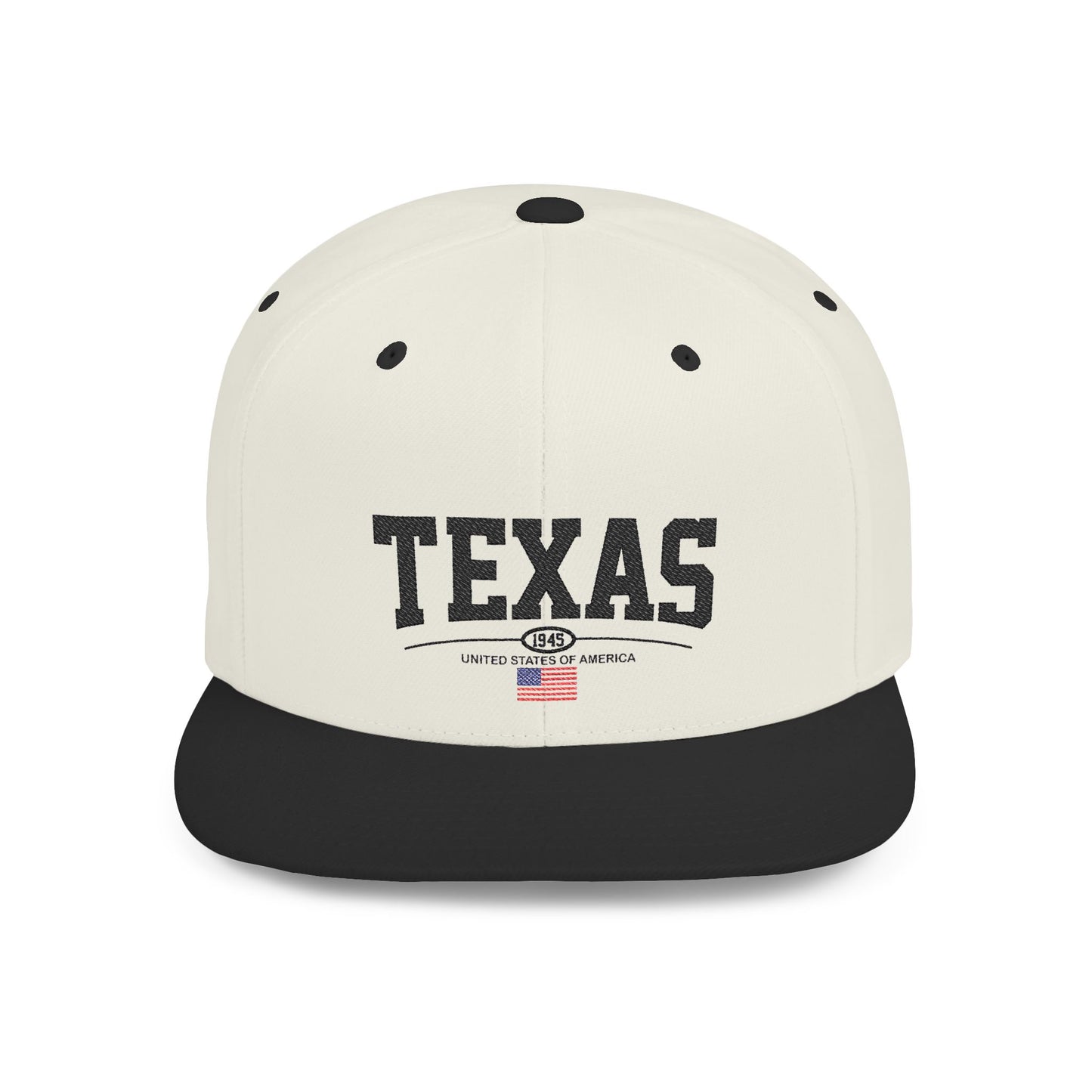Texas Flat Bill Snapback Cap
