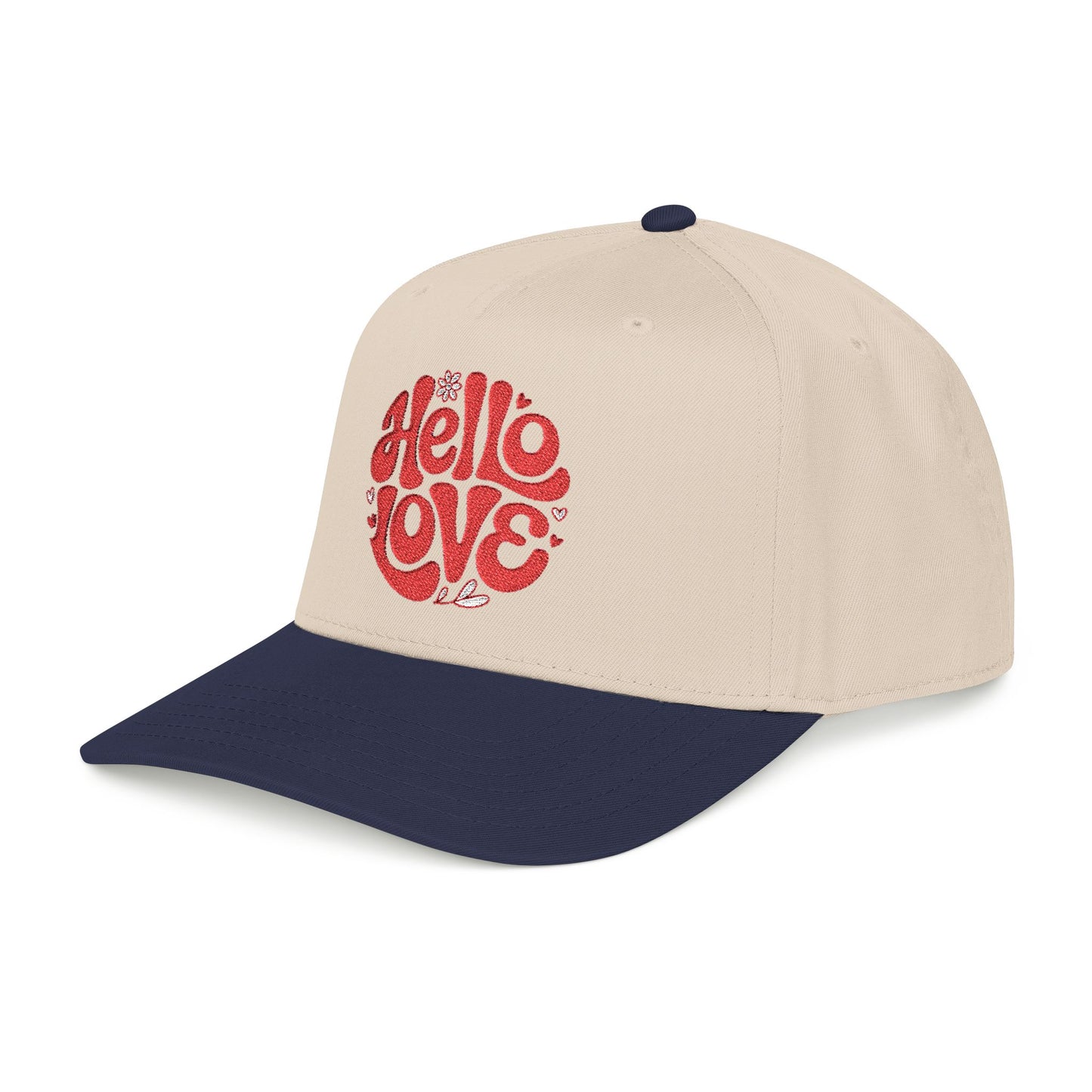 Hello Love Embroidered Baseball Cap