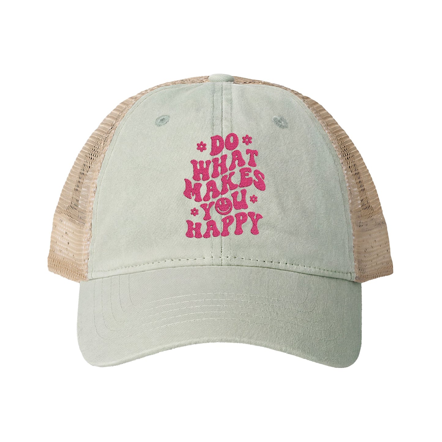 Women's Washed Mesh-Back Cap
