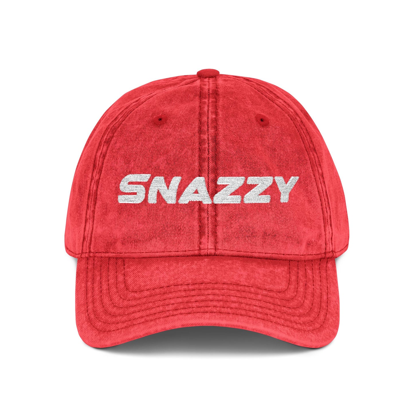 Embroidered Vintage 'Snazzy' Cap