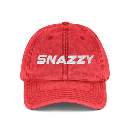 Embroidered Vintage 'Snazzy' Cap