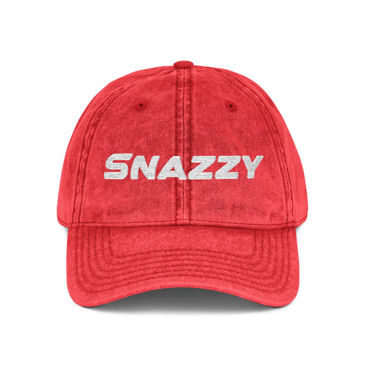 Embroidered Vintage 'Snazzy' Cap
