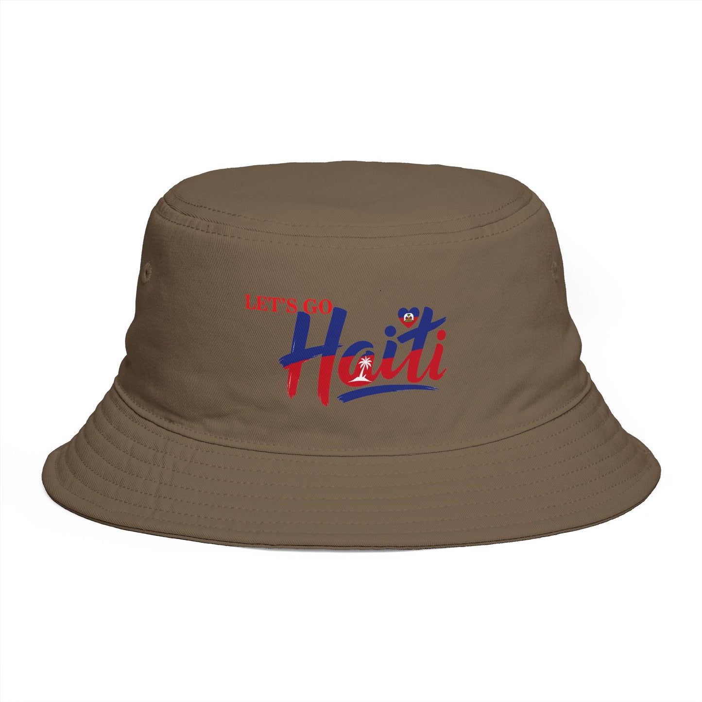 Bucket Hat Retro 'Let's Go Haiti'