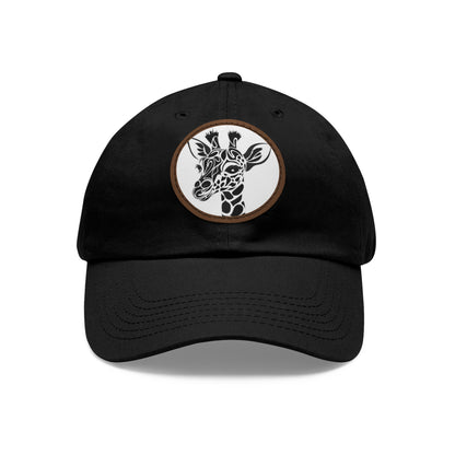 Giraffe Hat with Leather Patch