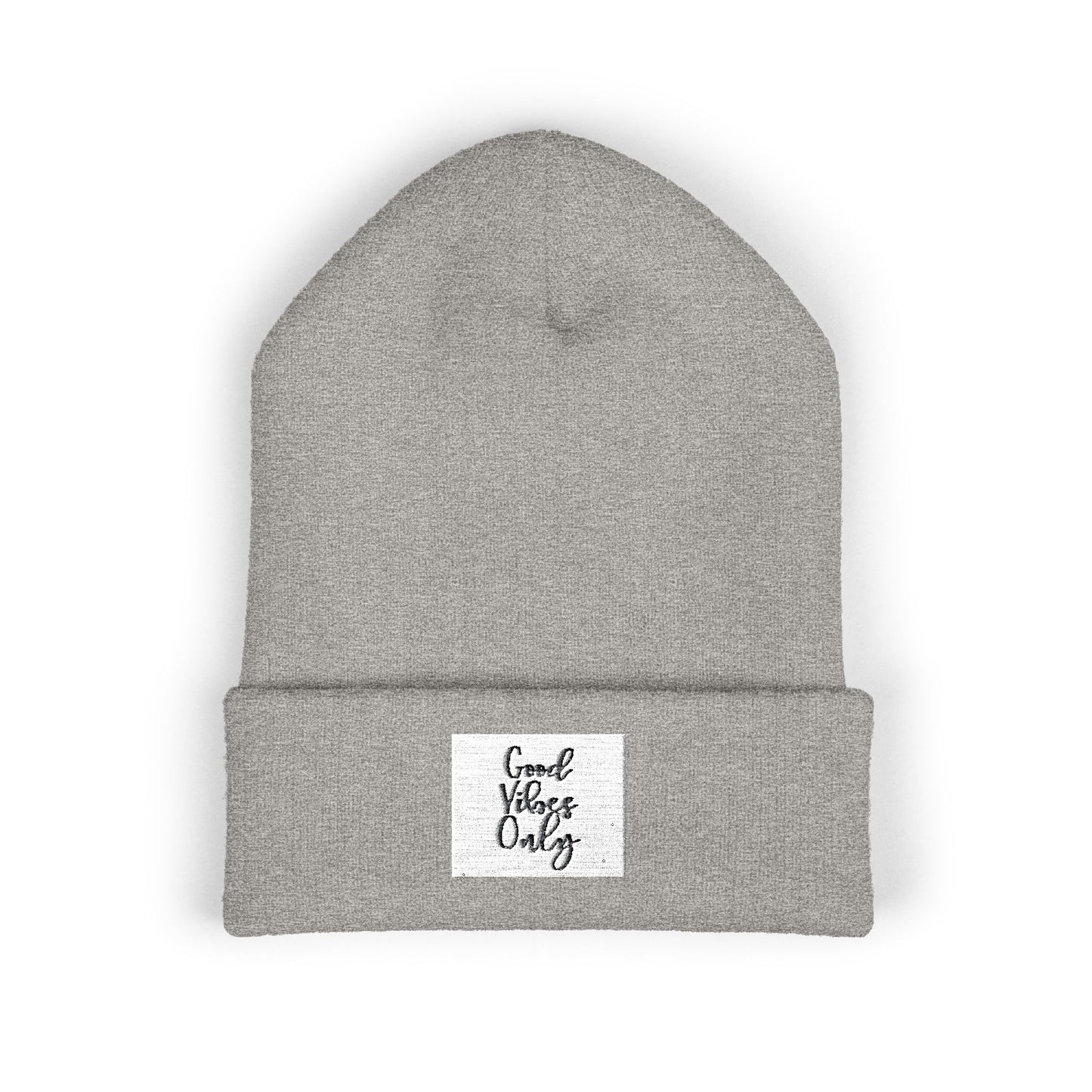 Cozy Embroidered Beanie for Winter Adventures, Fashionable Cuffed Hat for Outdoor Lovers