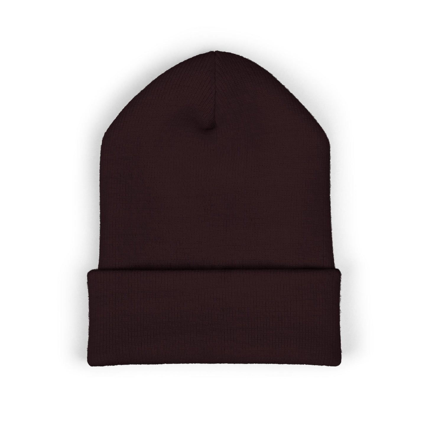 Cozy Embroidered Beanie for Winter Adventures, Fashionable Cuffed Hat for Outdoor Lovers